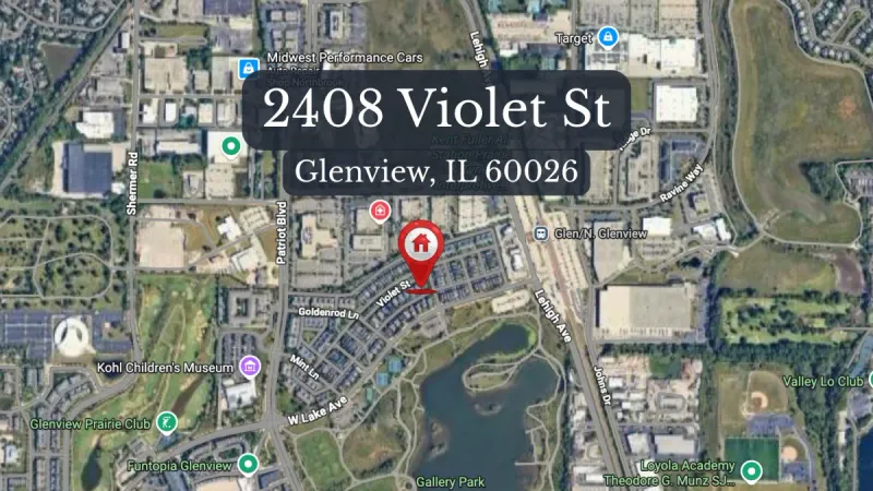 2408 Violet St Glenview IL Outside