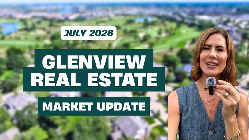 Glenview Illinois real estate market update showing average sale price crossing $1 million milestone in July 2026