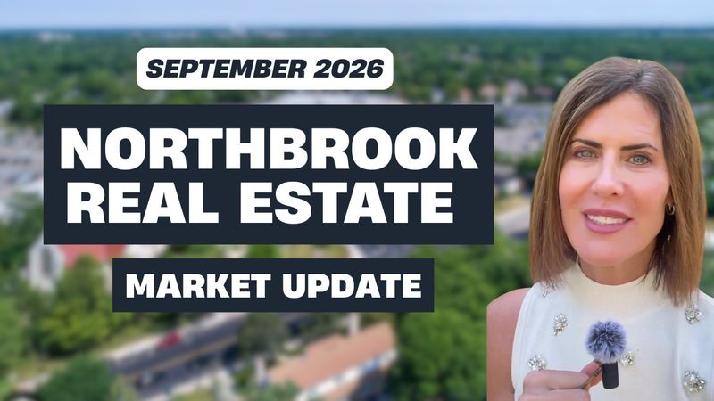Northbrook real estate market chart showing inventory trends and days on market for September 2026, presented by Vittoria Logli
